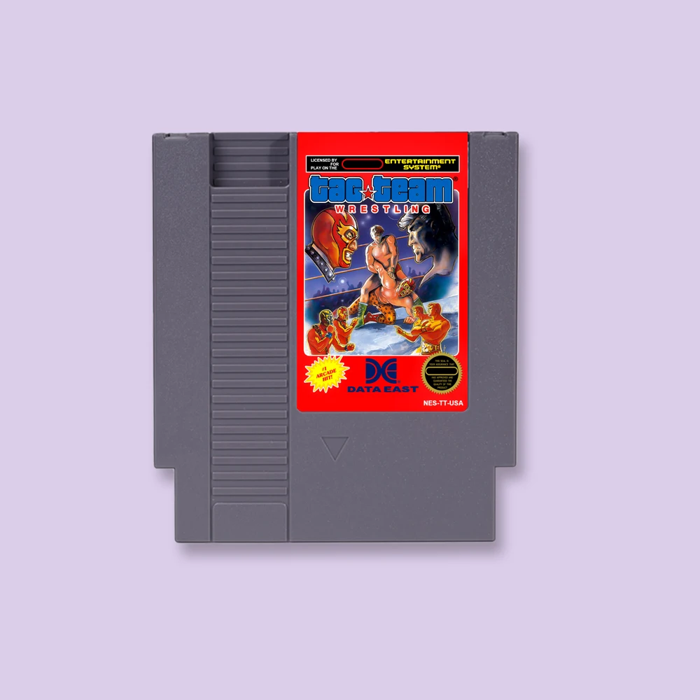 Tag Team Wrestling Action Game Card per NES 72 pin cartuccia per videogiochi con Console a 8bit