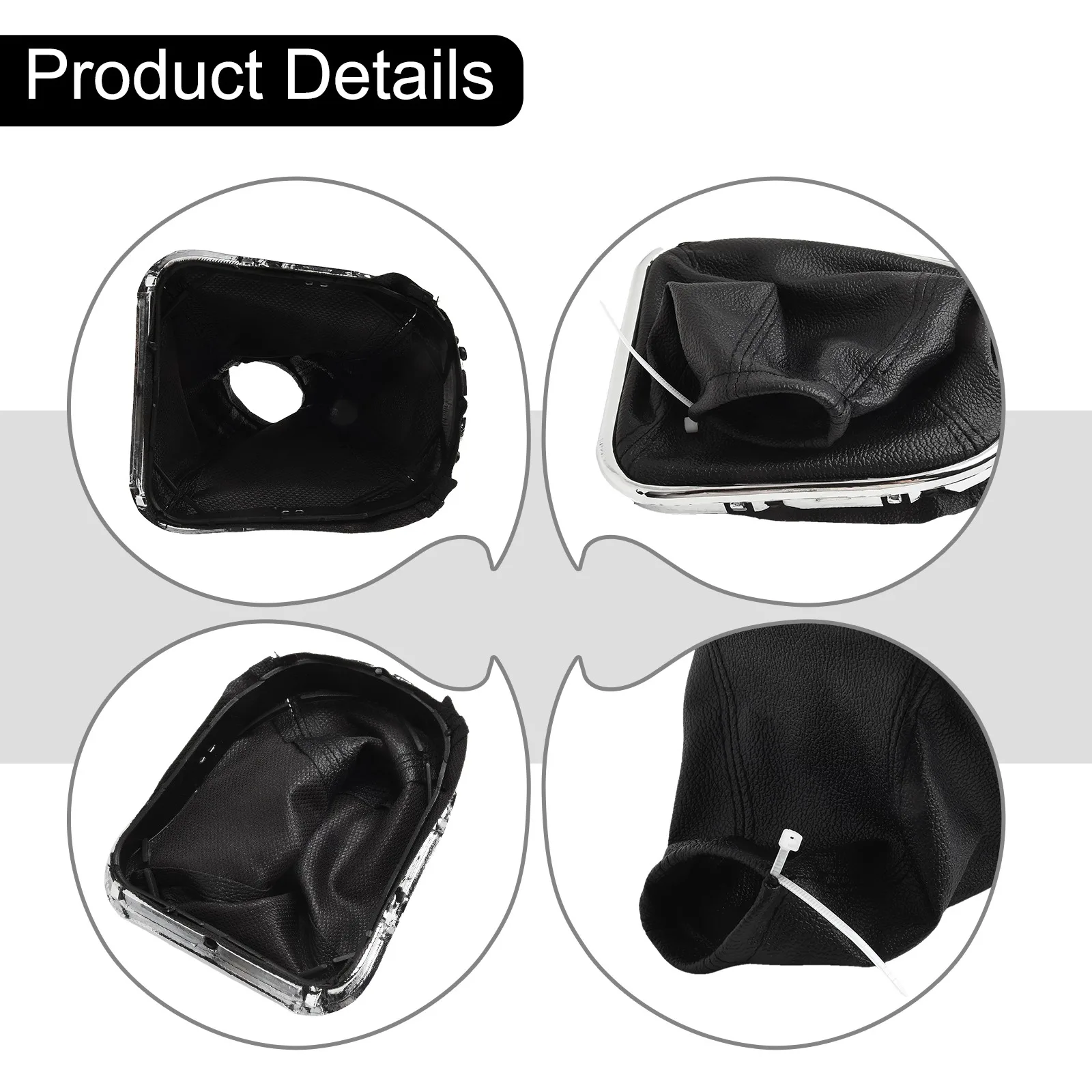 For Chevrolet For Cruze 2008 2012 Manual Gear Shift Knob Boot Cover Replacement PU Leather Gear Shift Interior Accessory