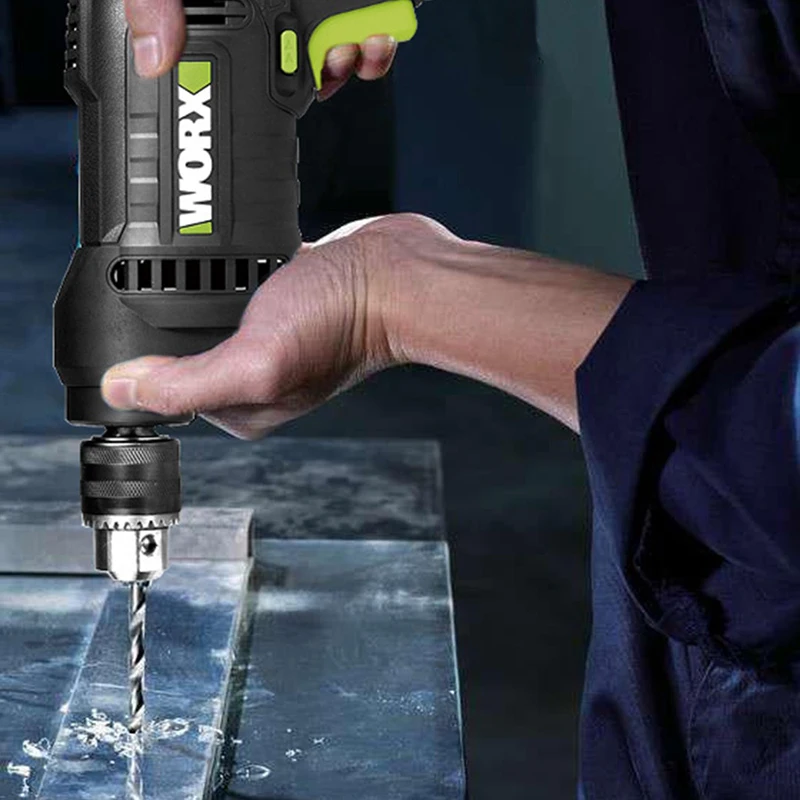 220V เกรดอุตสาหกรรมไฟฟ้าเจาะ WU118 WU118.1ในครัวเรือนแบบมีสายมือสว่านไขควงไฟฟ้าสว่านปืนพกเครื่องมือเจาะ