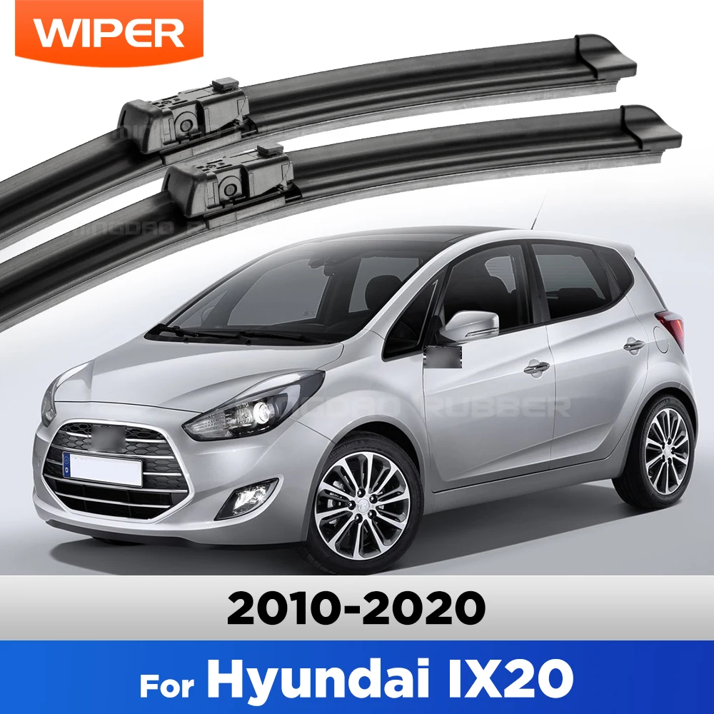 

CREATROAD Front Wiper Blades For Hyundai IX20 2010-2020 2011 2012 2013 2014 2015 2016 Windshield Windscreen Window Brush 26"14"