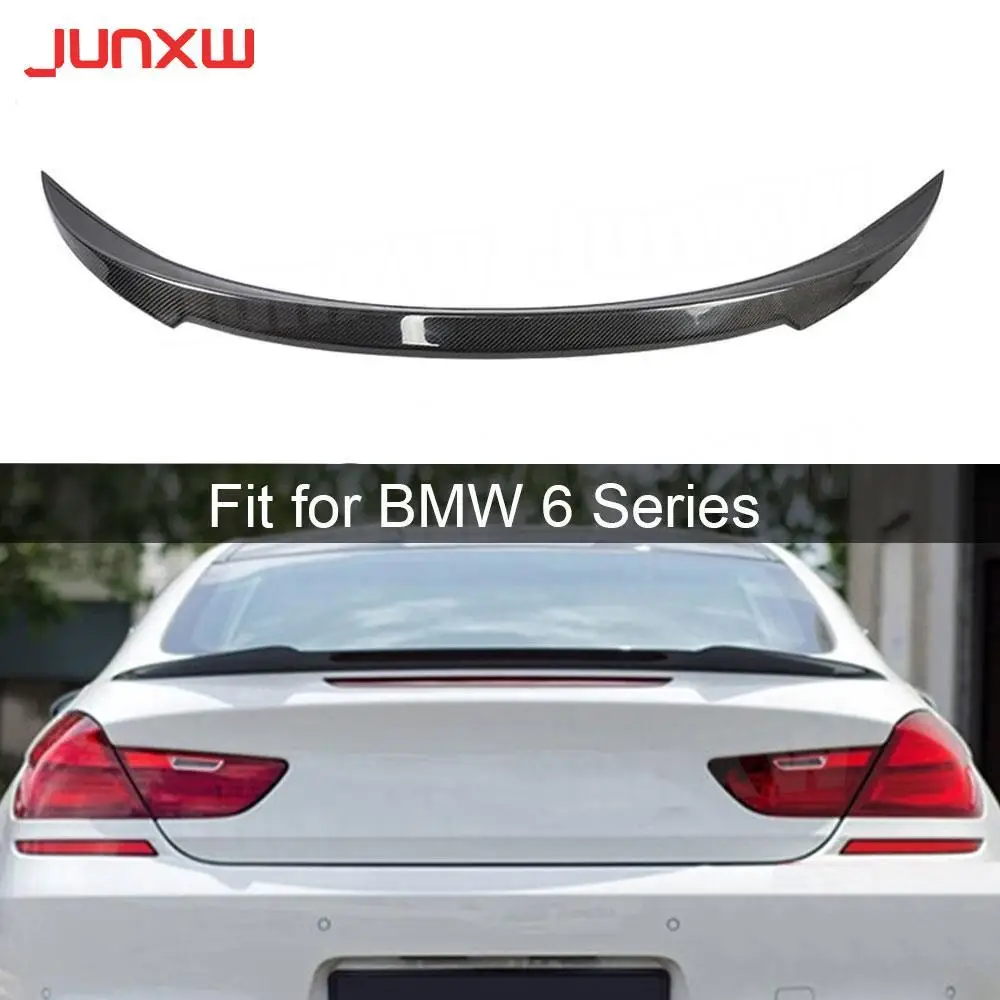 

For V Style 6 Series Carbon Fiber Rear Trunk Spoiler Wings for BMW F06 F12 F13 M6 640i 650i 640i Spoiler 2012-2016 Car Styling