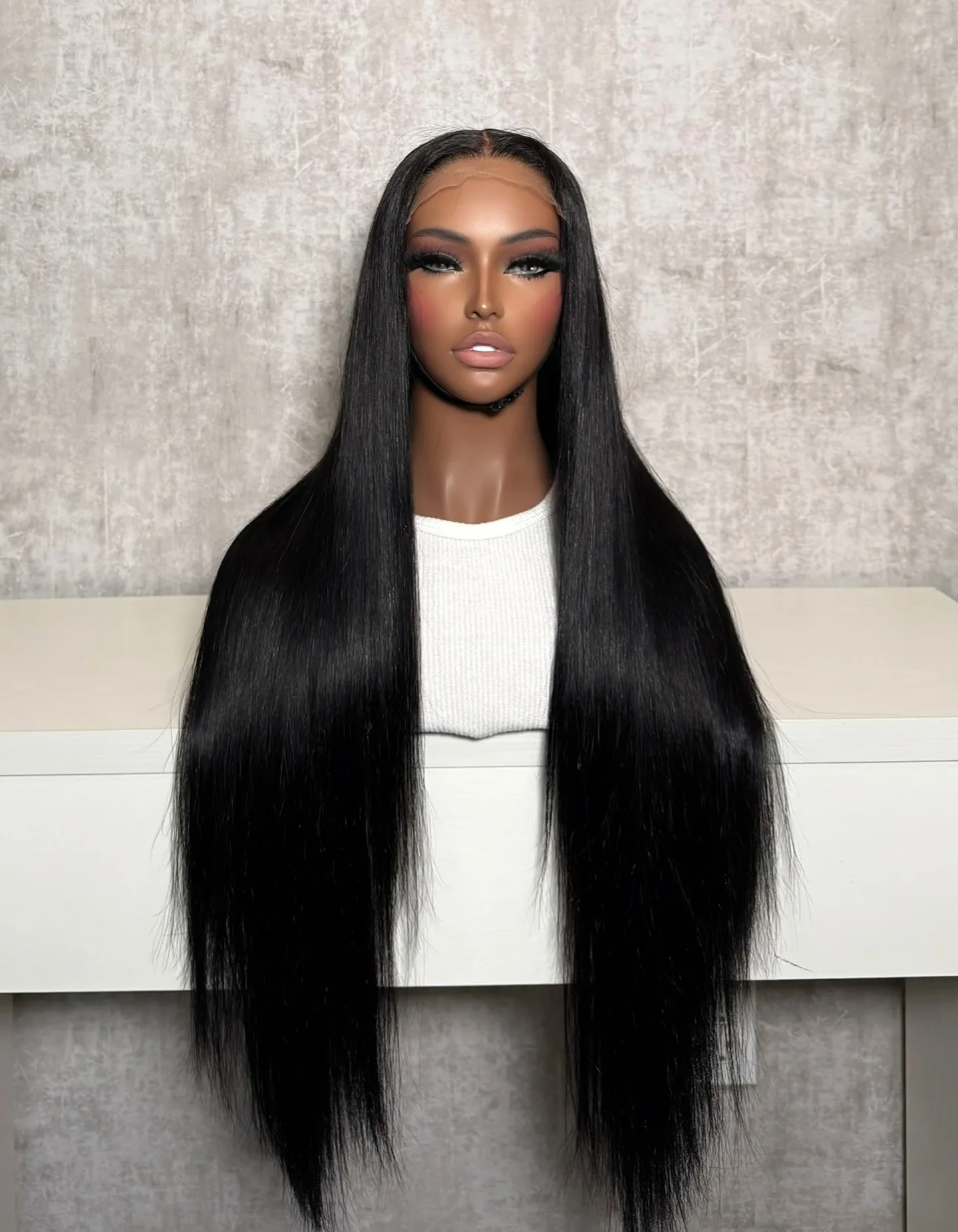 

Прямой парик Bone Straight 13x4 13x6 с HD прозрачной кружевной передней частью из бразильских натуральных волос, 30-40 дюймов, 360-градусный кружевной фронтальный парик для чернокожих женщин