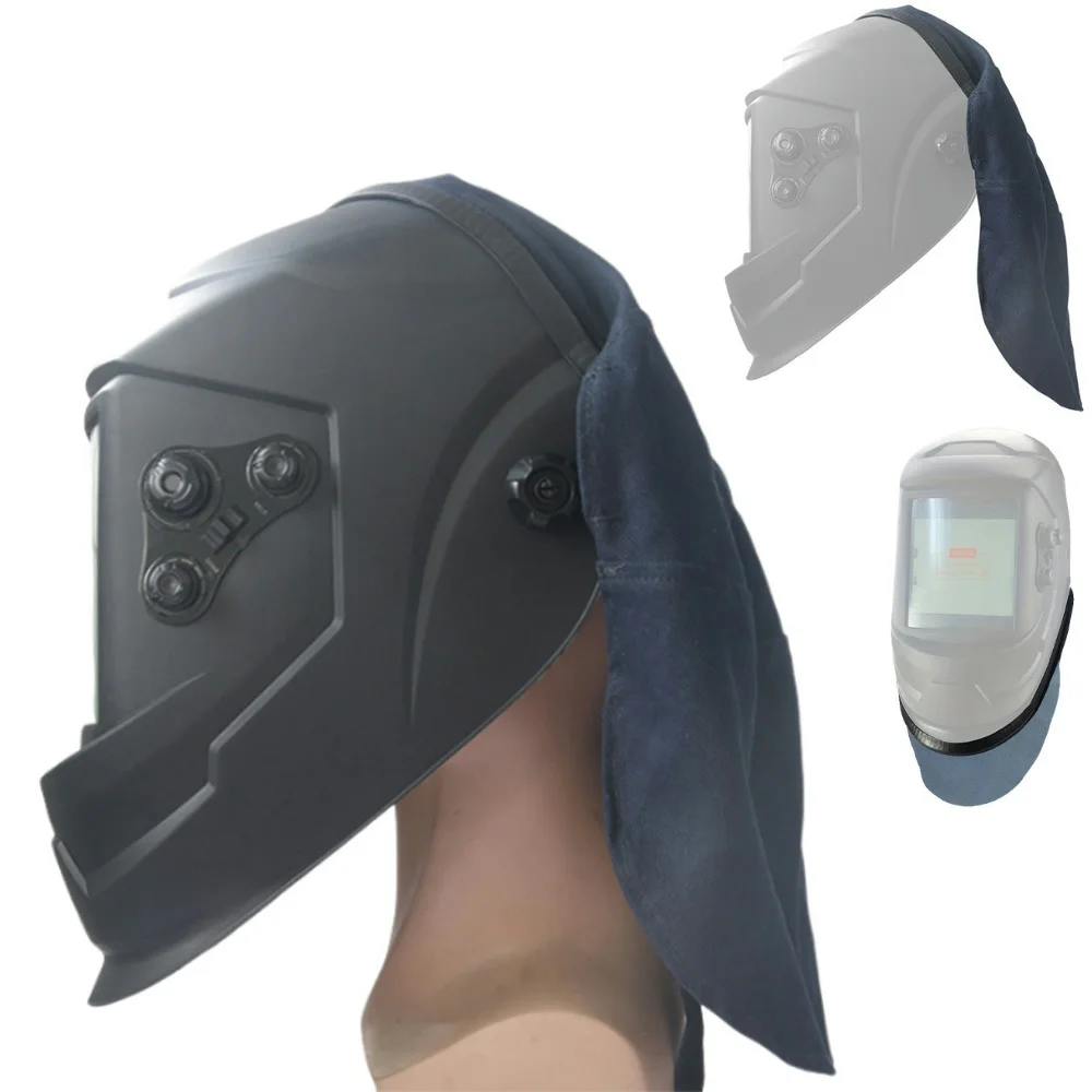 Welding Cap Head Wrap Anti-Burn Wraparound Welding Helmet Head Wrap Helmet Extended Cover Universal Welding Protection Fittings