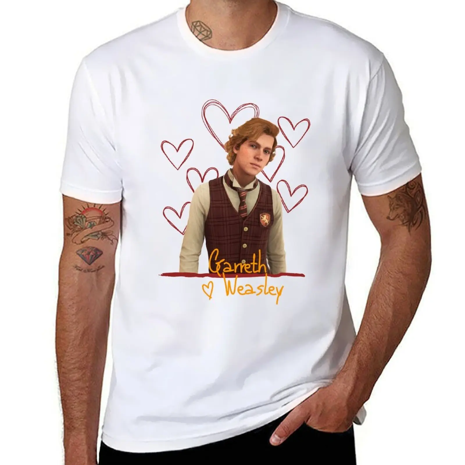 

Garreth Weasley T-Shirt t shirts for man graphic funny cotton tshirt 100% T-Shirt