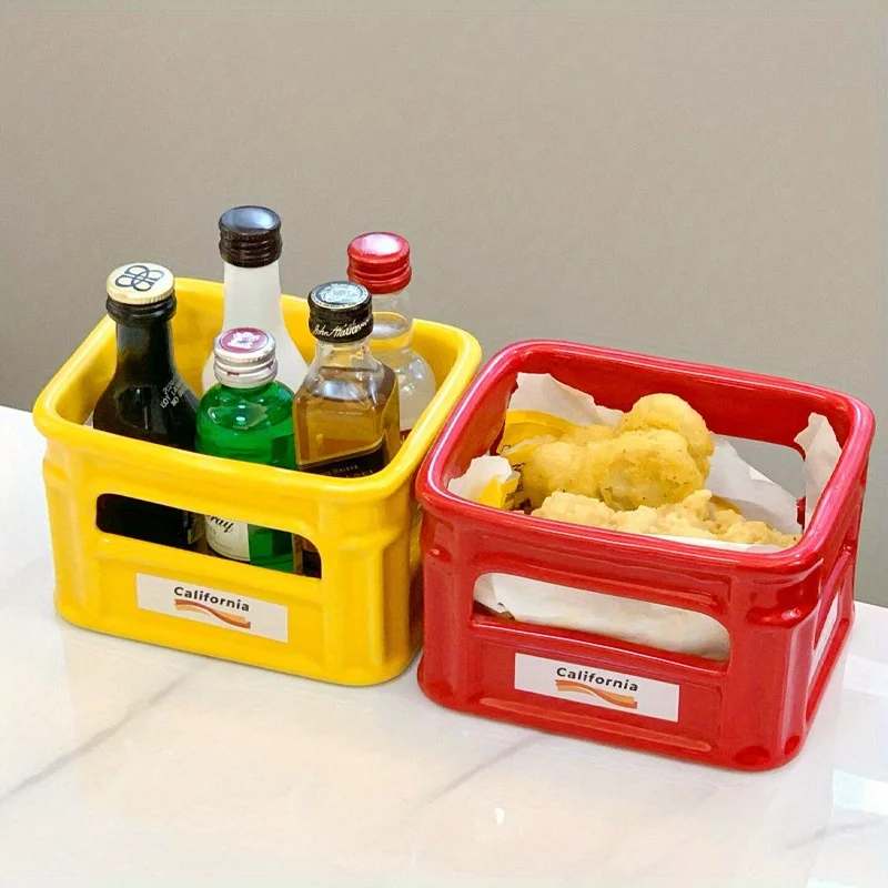 سلال تخزين سيراميك متعددة الوظائف لتوابل المطبخ والقهوة والوجبات الخفيفة. منظم المنزل والمكتب. #4