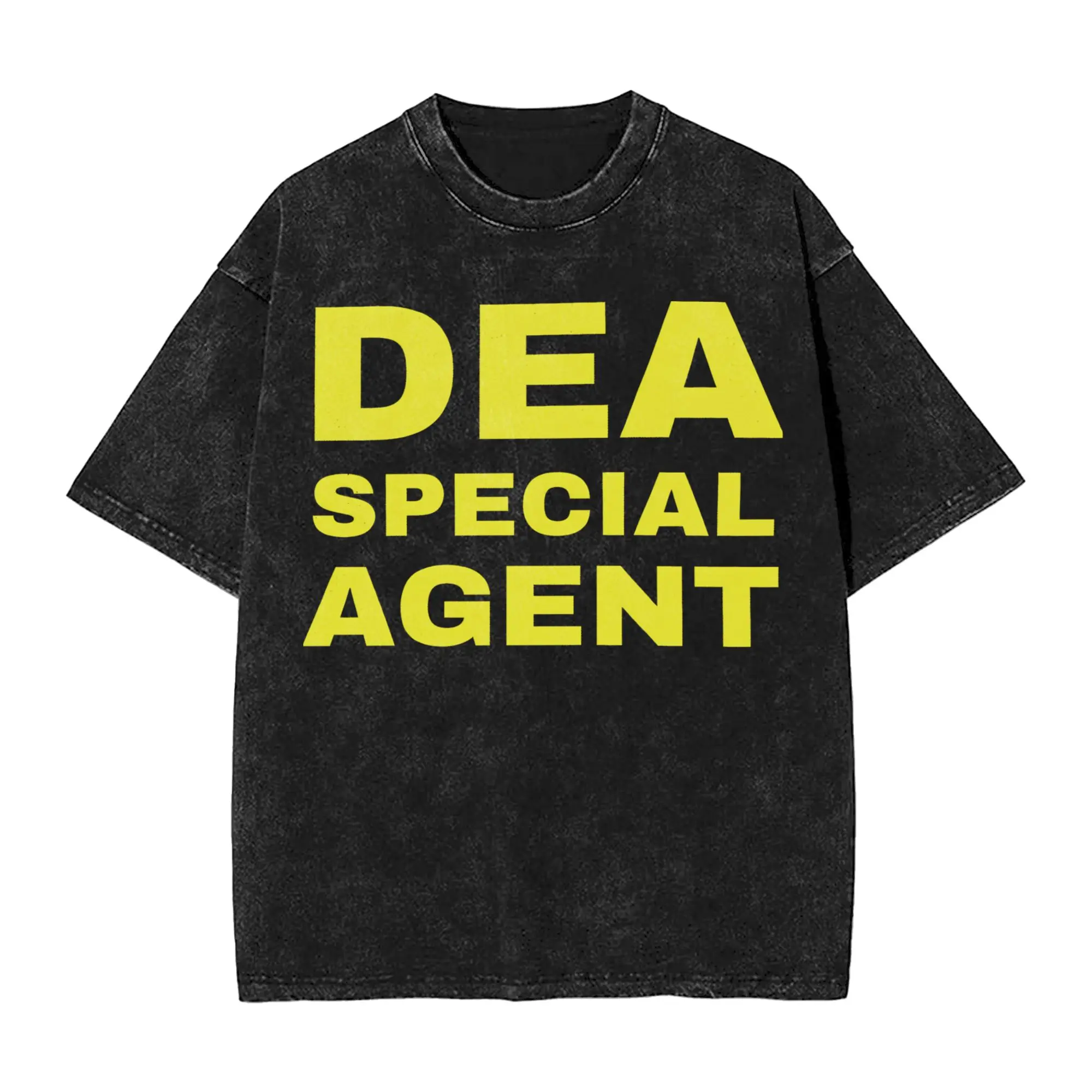DEA Special Agent USA Washed T Shirts Streetwear Hip Hop Casual T-Shirt  Tees Tops Men Women Cotton Oversize Summer