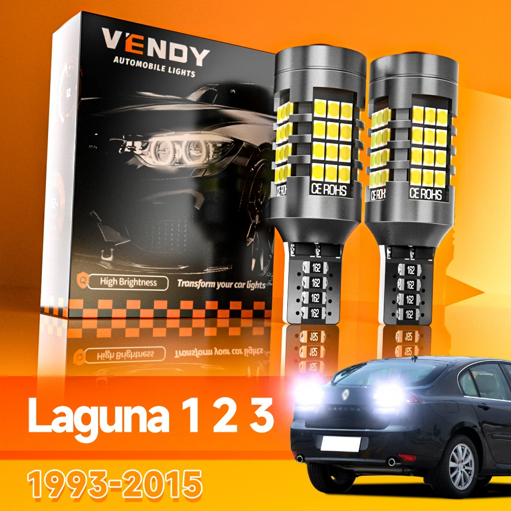 2pcs For Renault Laguna 1 2 3 Sport Coupe 1993-2015 LED Reverse Light Backup Lamp 2001 2007 2008 2009 2010 2011 2012 Accessories