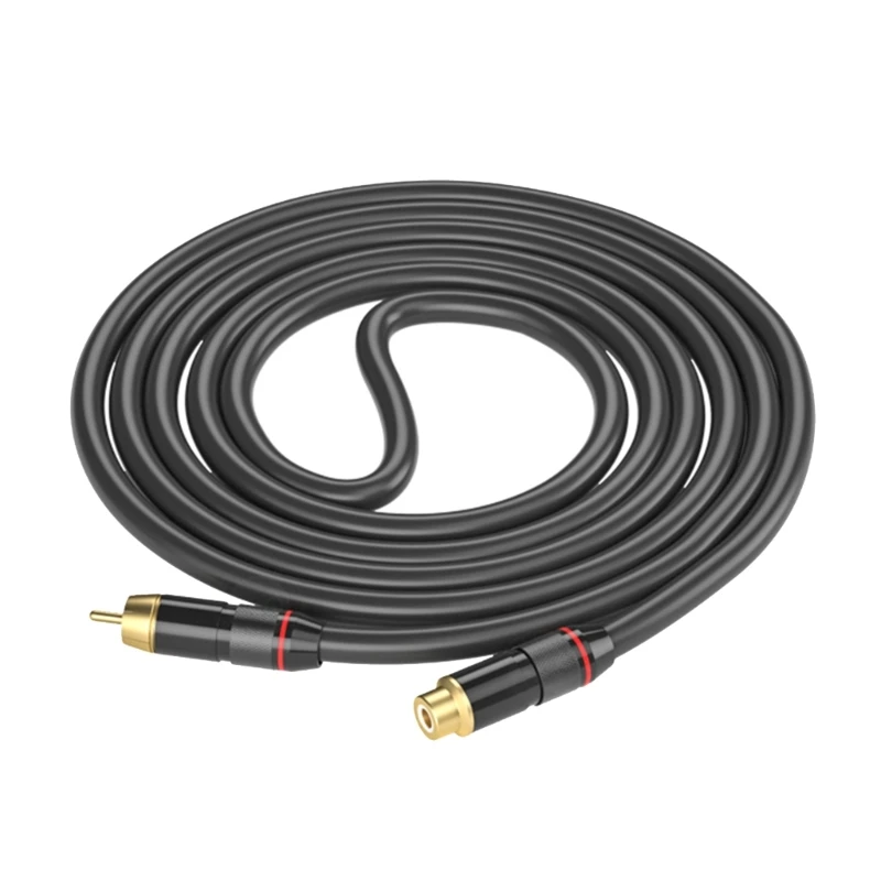 

Clearly Sound with Sound Extension Cable Solid Build for Amplifiers, Subwoofers,HiFi, Analogs & Digital Compatibility