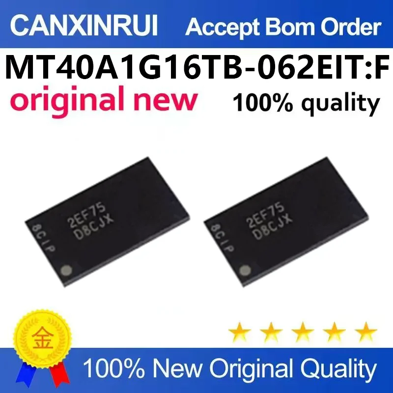 （5pcs-100pcs）Original MT40A1G16TB-062E: F FBGA96 ball screen printing D8CJX memory storage chip