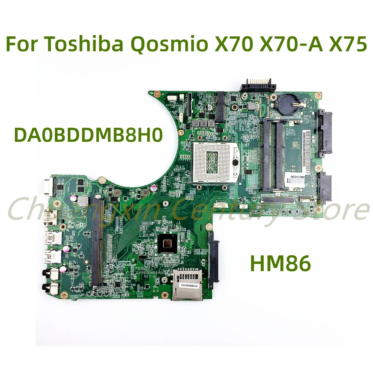 DA0BDDMB8H0 motherboard suitable for Toshiba Qosmio X70 X70-A X75 X75-A7170 laptop with HM86 DDR3 100% Tested Fully