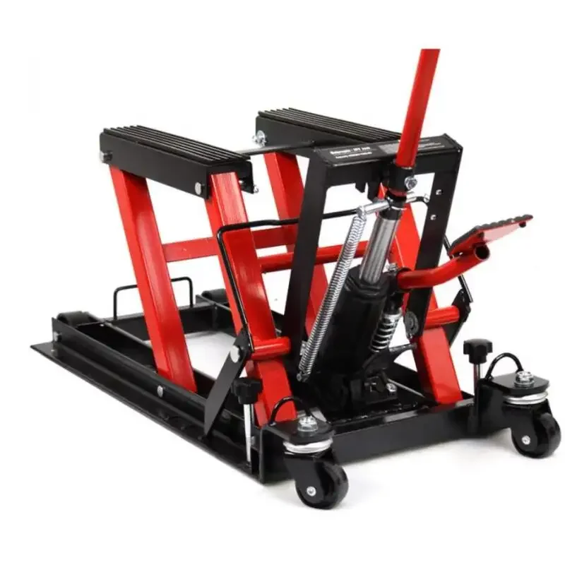 New Motorcycle Lift Frame Lift Table Hydraulic Lift Motorcycle Jack Motorcycle Special Maintenance Tool Load Capacity 680KG
