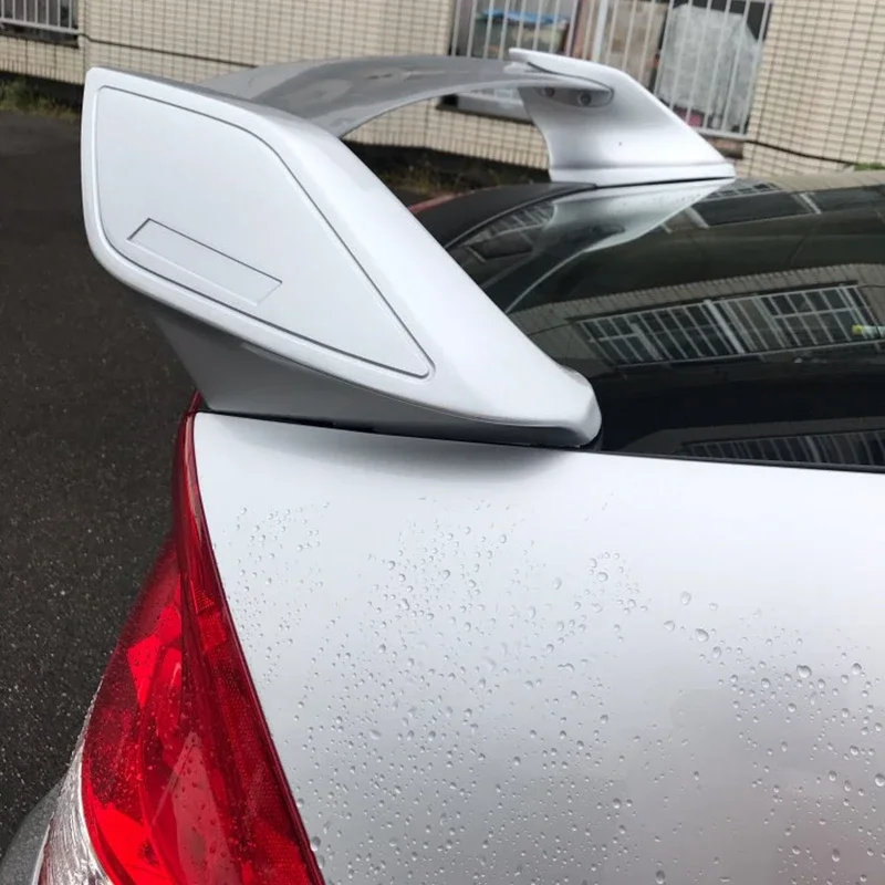 For HONDA Insight Spoiler 2009-2013 HONDA Insight FD2 Spoiler ABS plastic Material Car Rear Wing Color Rear Spoiler