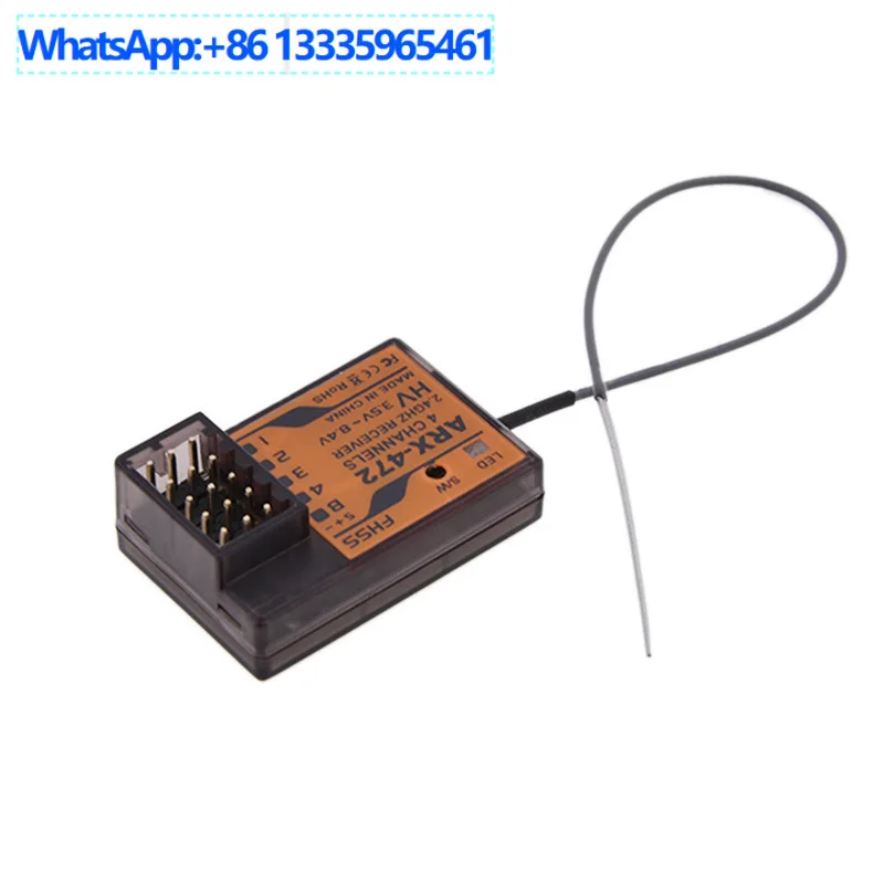 The ARX-472 4-channel is compatible with Sanwa M12S MT4 RC 2.4G receiver