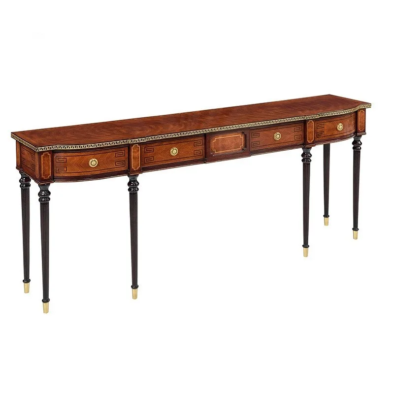 Villa mansion sofa back a few European-style porch cabinet long side a few