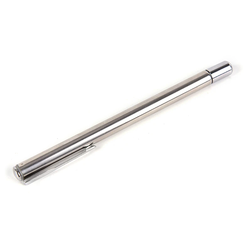 Silver retractable handheld classroom chalkboard pointer