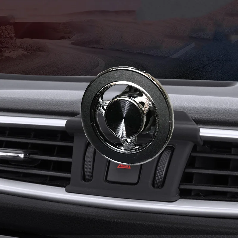 

For Nissan X-TRAIL T32 QASHQAI J11 J12 2016-2021 Magsafe car phone holder gravity magnetic holder for iPhone for Android