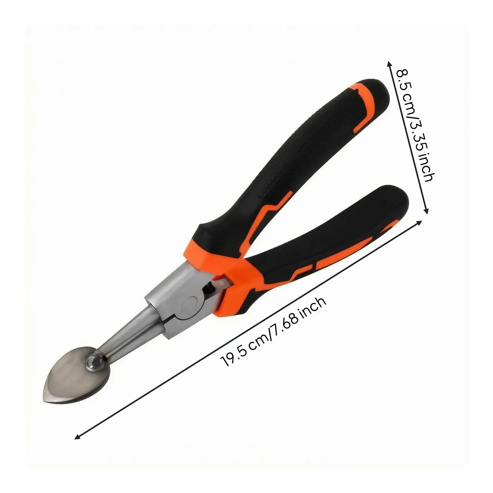 Pliers Style Durian Opener Industrial Implement Stainless Steel Cutter Ergonomic Non Slip Handle for Kitchen Prep