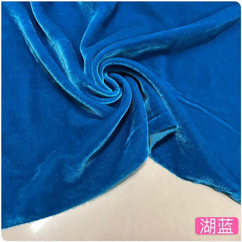 

Luxury many Solid Color Silk Velvet Fabric - 100% Mulberry Silk Dresses, Heavy Weight Material (45" Width, Soft Drape)"