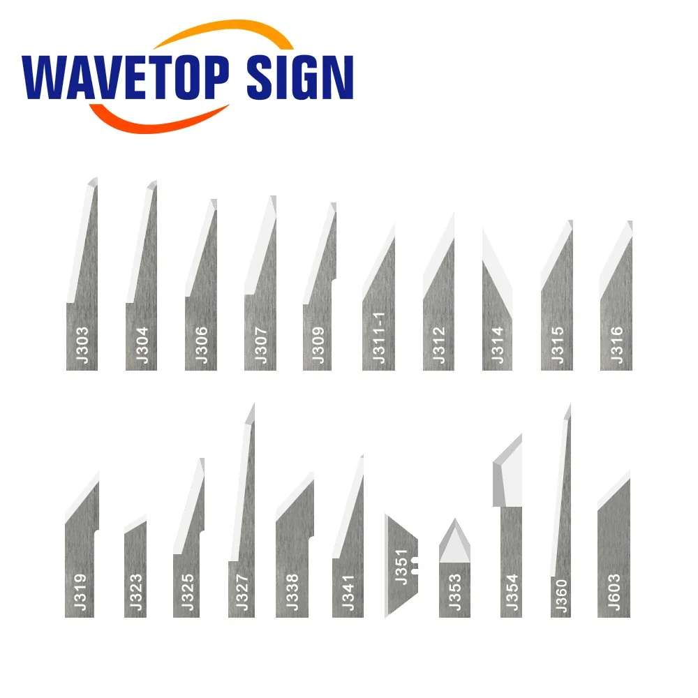 YYHCWaveTopSign 10 unidades Jingwei faca vibratória lâmina oscilante lâmina redonda para máquina de corte vibratória CNC J206 J351 J383 J60