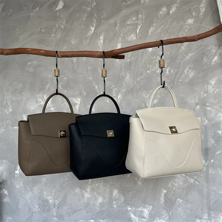 

Кожаная дорожная сумка-тоут на два плеча, женская городская сумка большой вместимости, сумка на одно плечо, стильная сумка-портфель