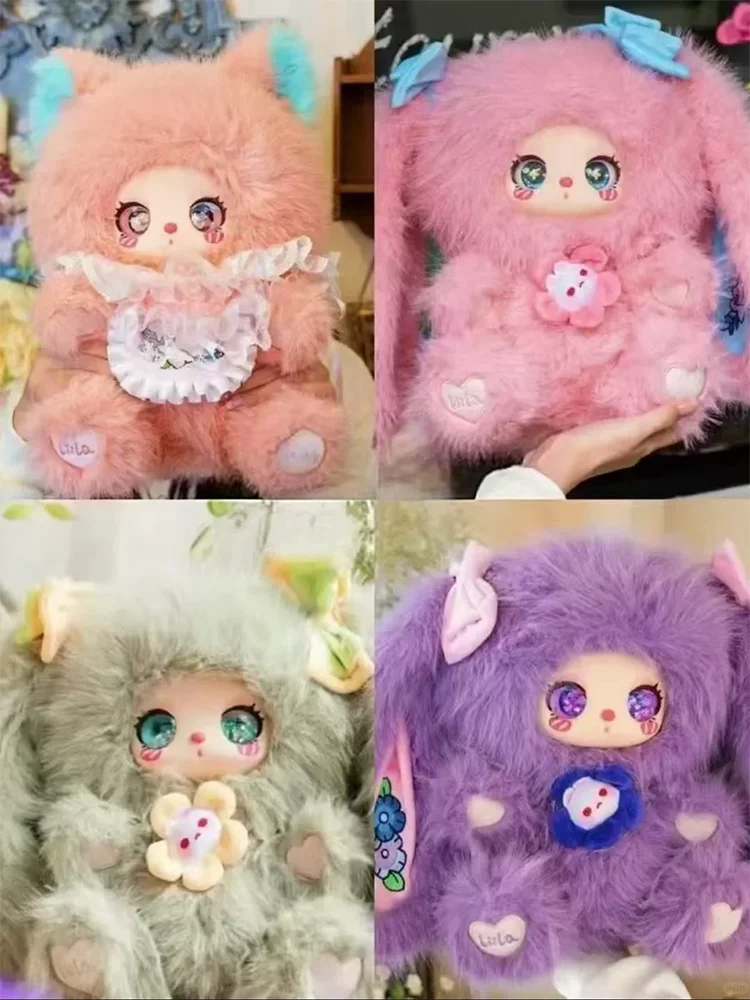 Genuine Liila 600% V2 Blind Box Liila Tea Time With My Girl Series Mystery Box Trendy Vinyl Plush Doll Cute Large Doll Girl Gift