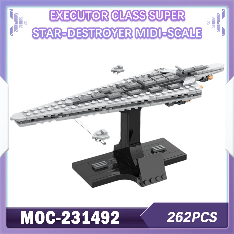 

Executor Class Super Star-Destroyer Midi-Scale 262PCS Building Block Model Brick Set Creative Gifts Exquisite MOC-231492
