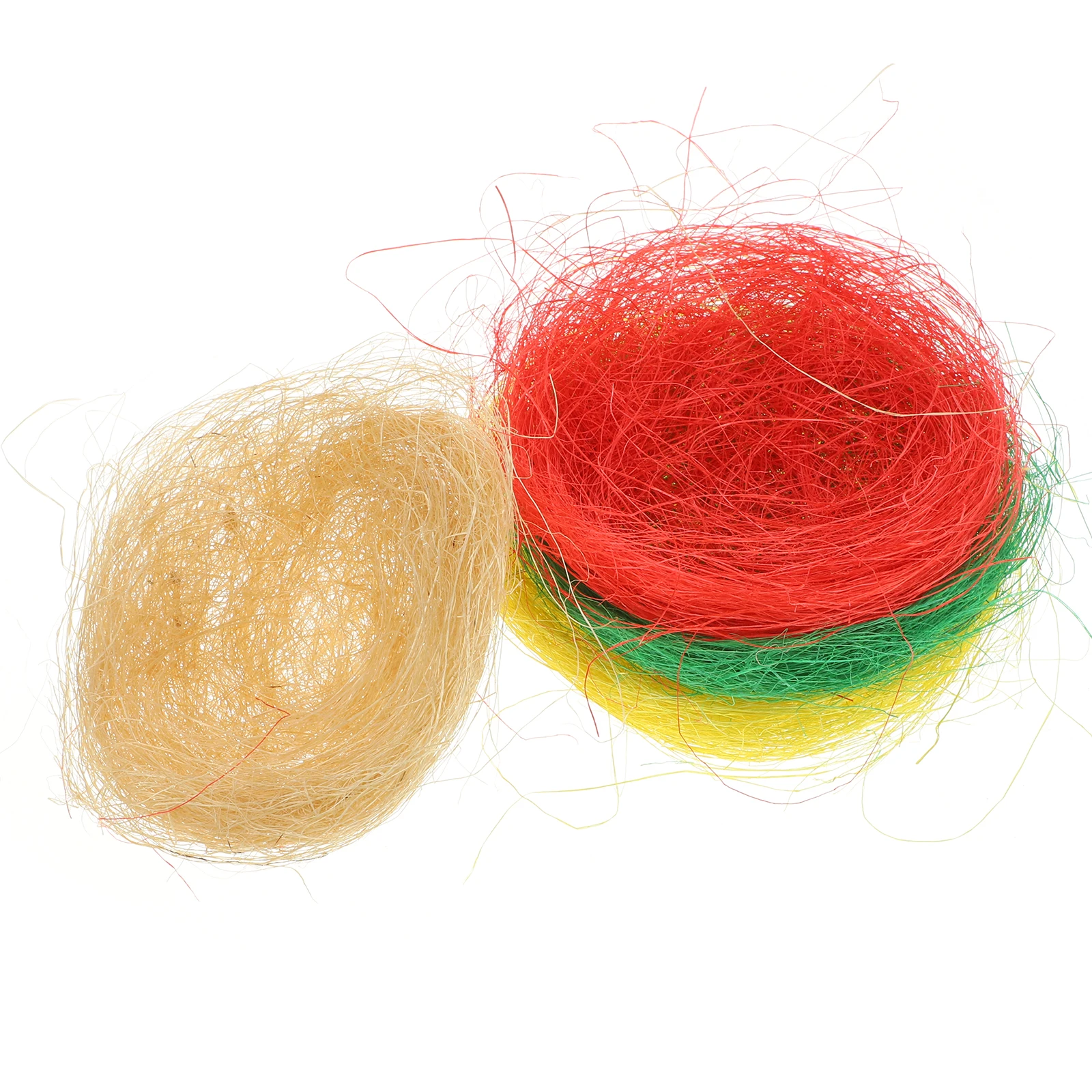 

4 Pcs Bird Houses Outdoor Container Artificial Nests Christmas Decorations Birds