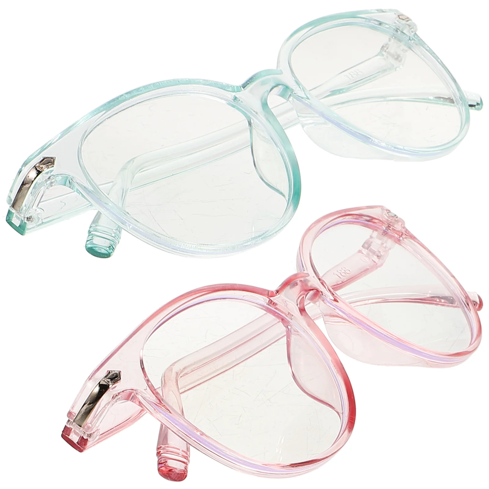 

2Pcs Blue Light Blocking Glasses Anti-Blue Light Eyeglasses Fashion Eyewear for Computer Use Lightweight Comfortable Frame Anti