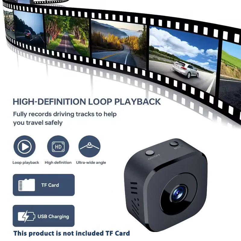 Security Camera HD Mini Full Color Night Vision High Definition WiFi Monitor Waterproof Motion Detect Surveillance Smart Home