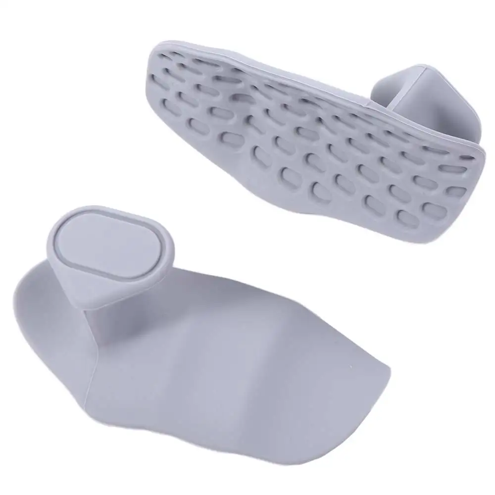 1 Pair Ergonomic Fitness Palm Guard Anti-slip Honeycomb-shaped Weightlifting Palm Protector Thicken Anti-friction