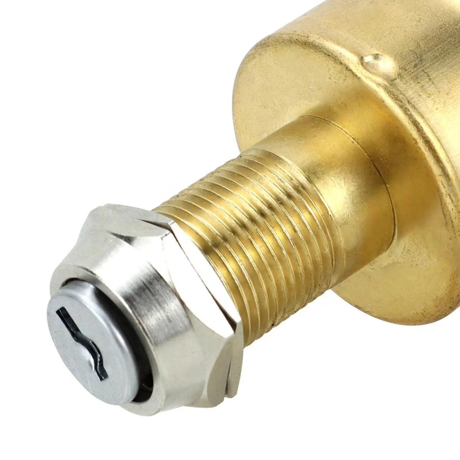 

Brass Stainless Steel Ignition Switch Heavy Duty 3 Position Starter Accessory for Vehicles Boats Tractors