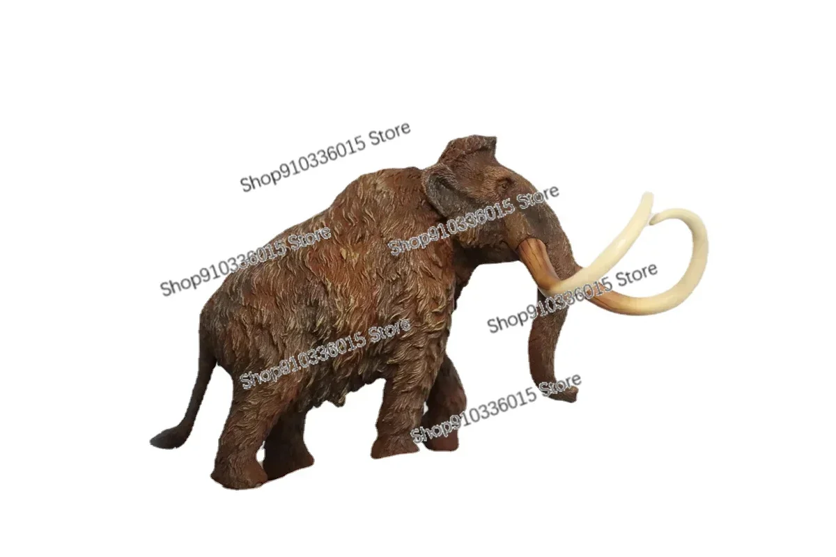 TNG Mammonteus Primigenius Model Animal Mammuthus Realistic Prehistoric Cretaceous Elephant Decoration Adults Gift Toy