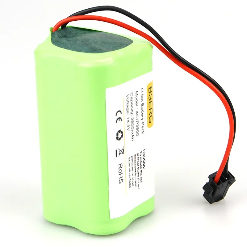 New Li-ion Battery 3500mAh, 14.4V Battery for Robot Vacuum Cleaner INR18650 M26-4S1P, DEXP MMB-300 Accessory  Battery