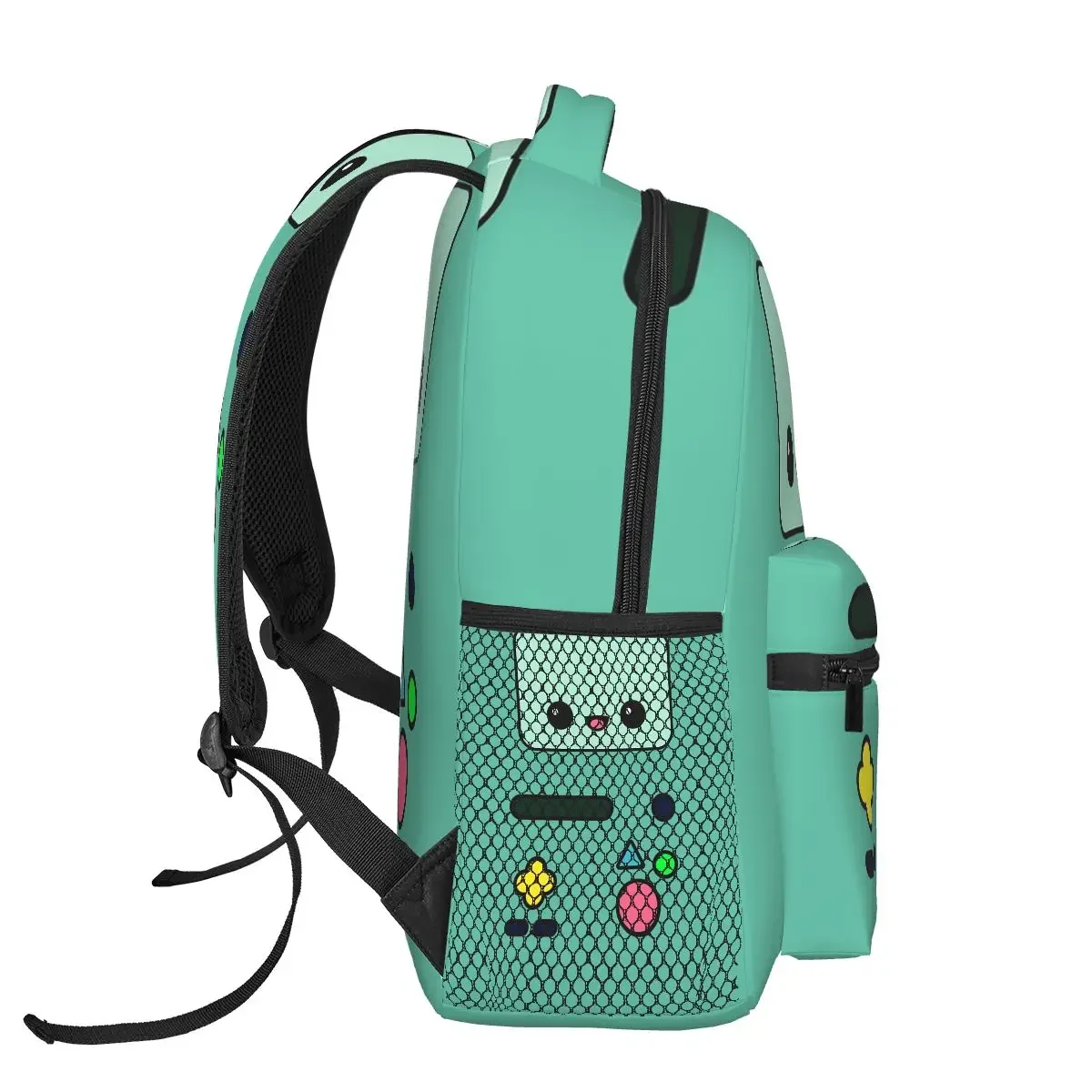 Kawaii Adventure Time BMO Backpacks Boys Girls Bookbag Students School Bags Cartoon Travel Rucksack Shoulder Bag Large Capacity