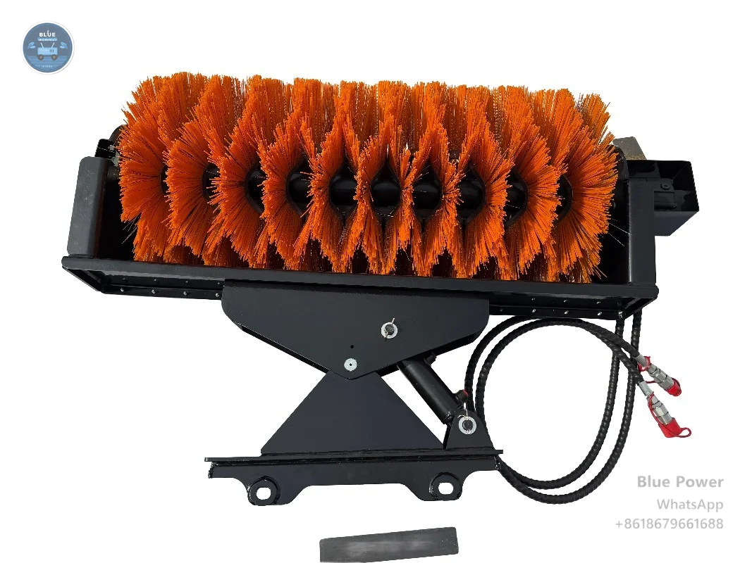 Multifunctional Sweeper for 1-9 Ton Excavators Snow and Debris for Factory Entrance High Efficiency Industrial Use