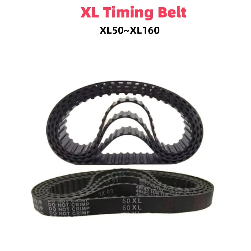 XL Synchronous Belt Closed Loop Rubber Timing Belt Width 10mm XL50 60 64 68 70 72 74 76 78 80 82 84 86 88 90 92 94 96 98-XL160