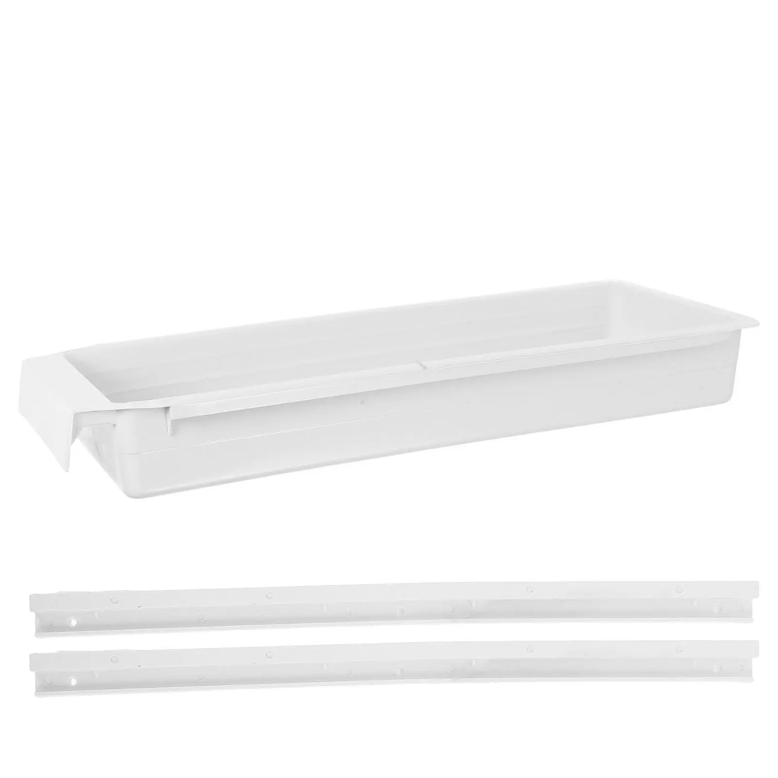 Sewing Storage Box Plastic Sewing Machine Table Drawer Organizer with Wear Resistant Material Smooth Sliding Rails for Home