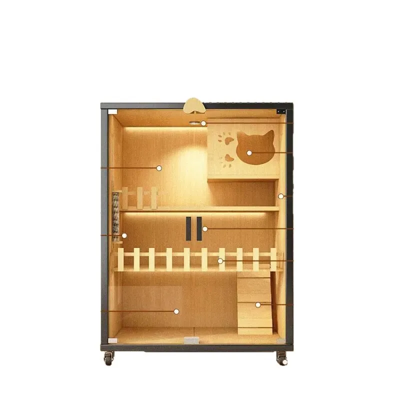 cage-pour-chat-ventilee-en-bois-minimaliste-multi-niveaux-nid-transparent-maison-pour-chat-villa-multifonctionnelle