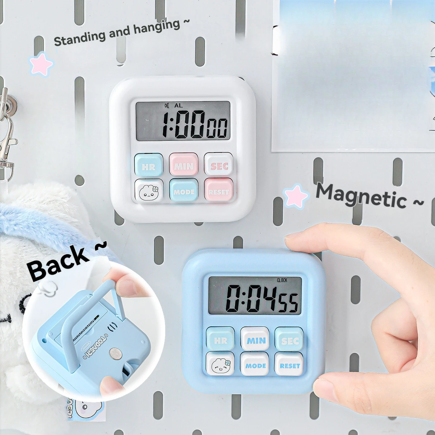 1 قطعة الموقت مؤقت تنازلي طالب التعلم تذكير مدير إدارة الوقت #2