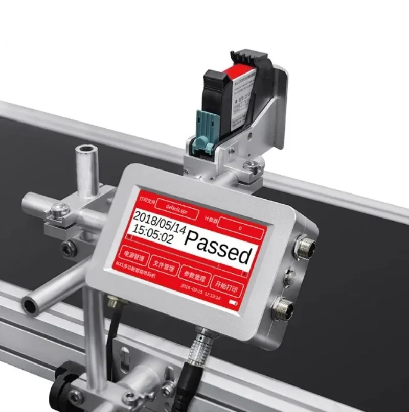 Industrial Product Marking Inkjet Printer, 12.7mm High Resolution Thermal Coding Equipment