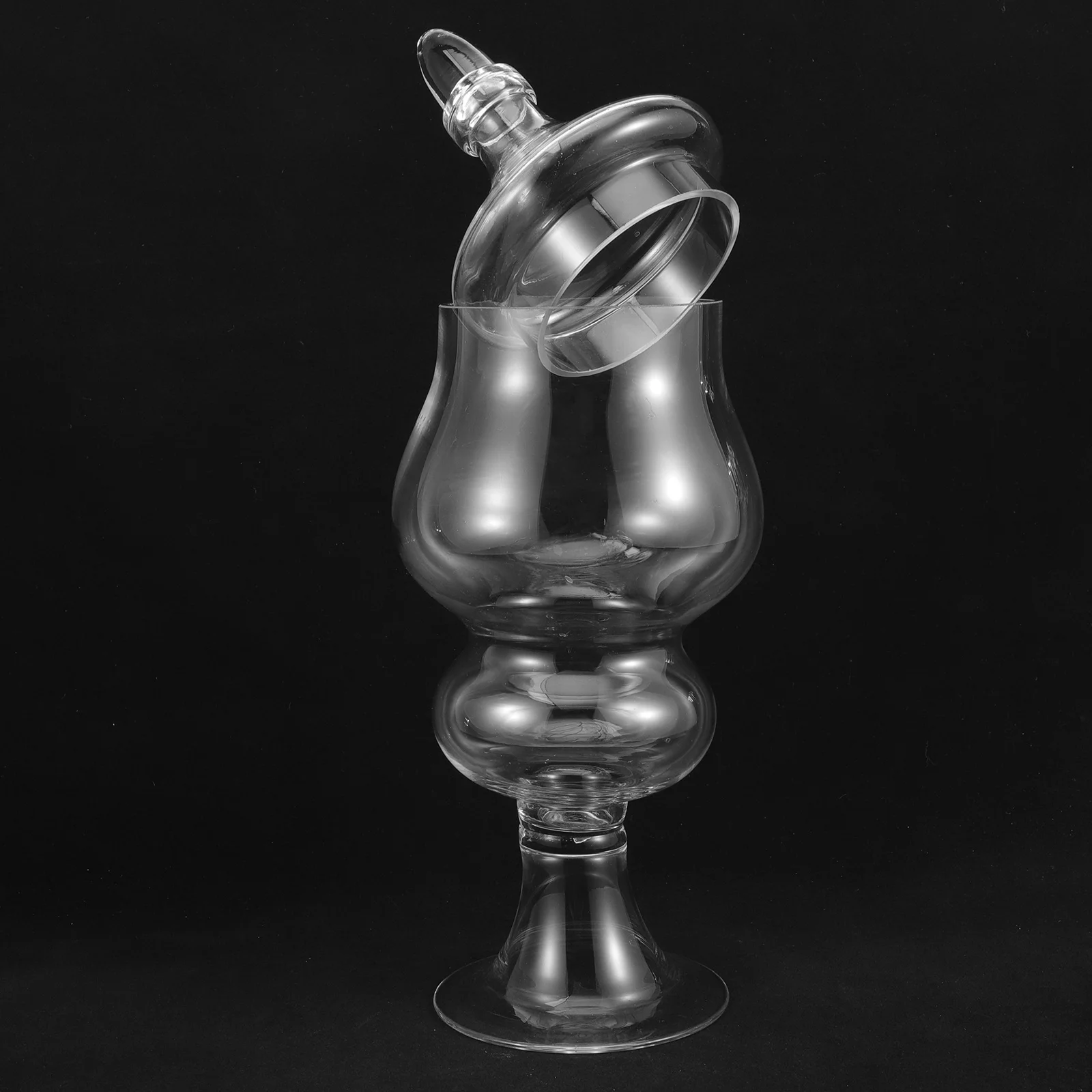 

Transparent Glass Candy Holder Durable Creative Shape Candy Storage Jar Wedding Marshmallow Container Party Favor