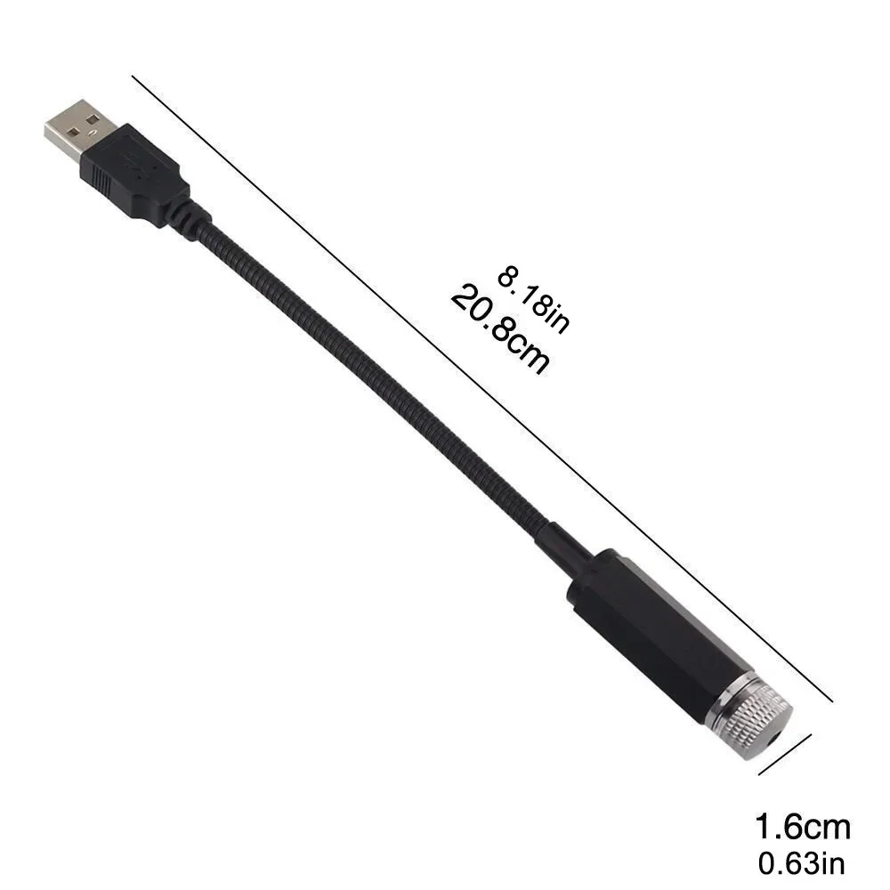ミニLED車ルーフスターナイトライトプロジェクターライトインテリアアンビエントナイト星空USB LED装飾ライトプラグアンドプレイ
