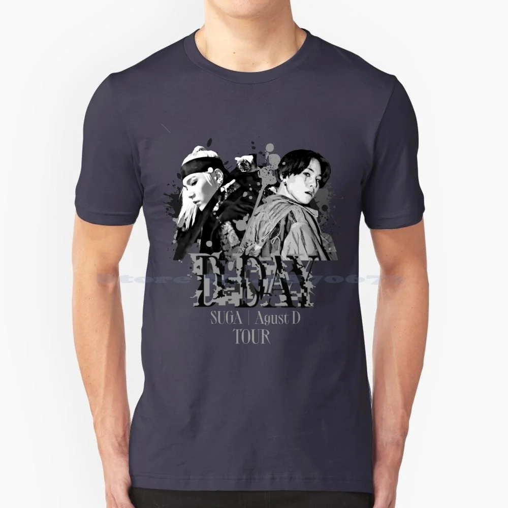 100% хлопковая футболка Suga Agust D Daechwita D-Day концертная футболка Suga Tour Suga Agust D Tour 2023 Agustd2