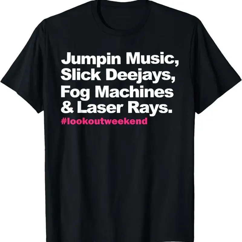 Jumpin Music Slick Deejays Fog Machines And Laser Rays T Shirt All S 4XL