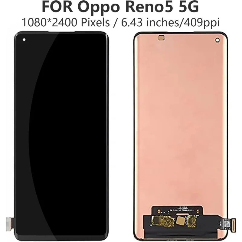 

for Oppo Find X3 Lite / Reno5 5G Screen Replacement - LCD Touch Digitizer Assembly No Fingerprint Function) Repair Parts Kit
