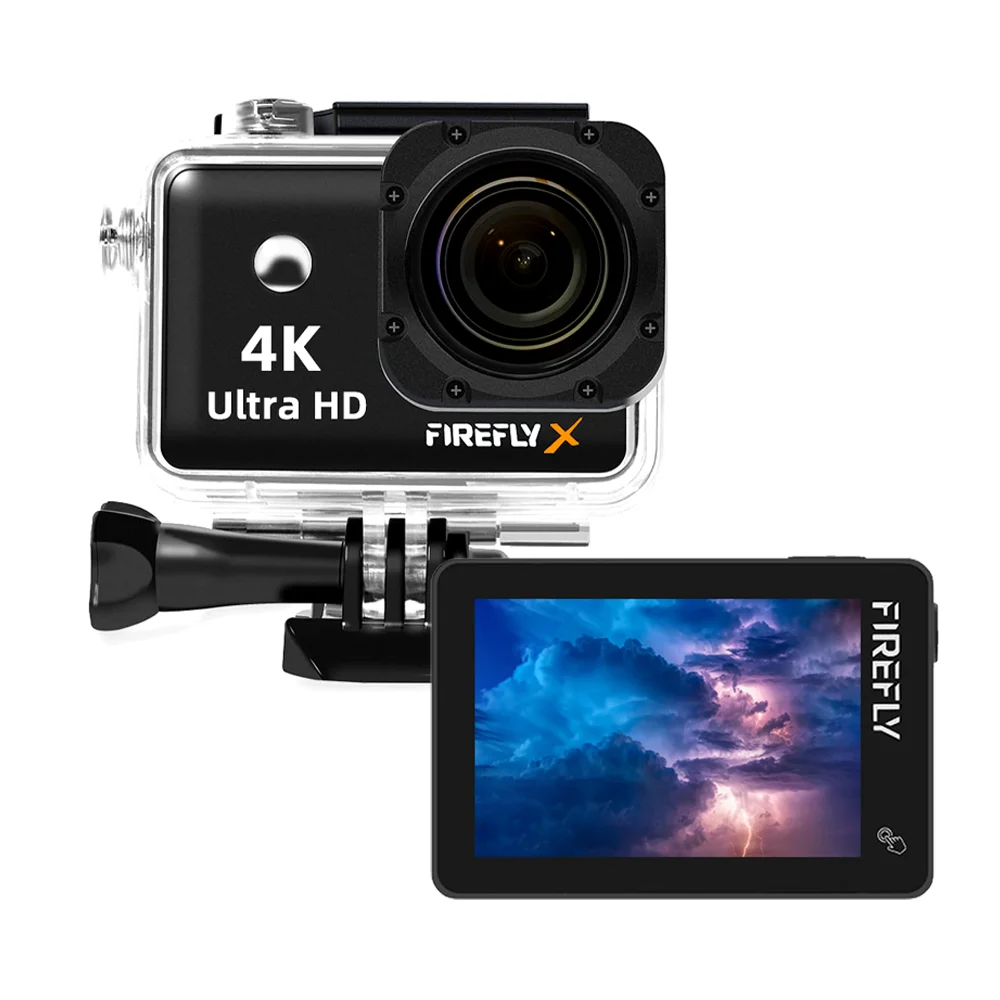 Hawkeye Firefly 4K Sports Action Camera Six-Axis Gyroscope Image Stabilization HD Outdoor Recording Mobile Phone Connectivity