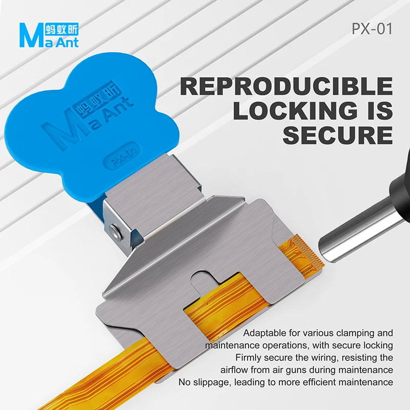 MaAnt PX‑01 Universal FPC Connector Fixing Clamp for Mobile Phone Maintenance Tools Flex Cable Holder