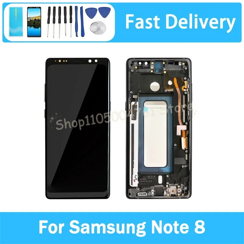 schermo-tft-da-63-''-per-samsung-note-8-display-lcd-touch-screen-digitizer-assembly-parti-di-ricambio-con-cornice-per-galaxy-note-8