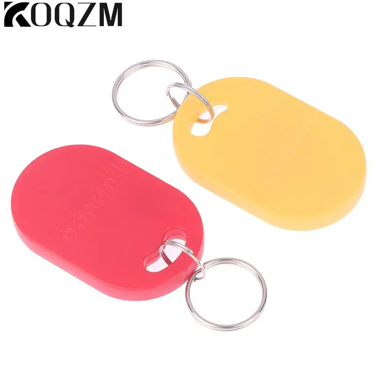 Dual Chip Frequency RFID 125KHZ T5577 13.56MHZ Replaceable Writable IC+ID Rewritable Composite Key Tag Key Fob