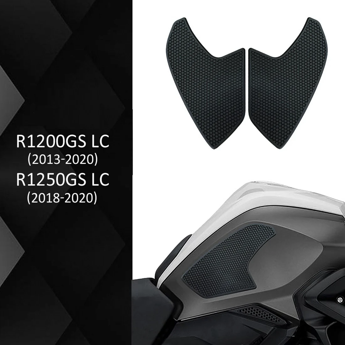 Motorcycle Non-Slip Side Fuel Tank Stickers Waterproof Pad for-BMW R1200GS LC 13-20 R1250GS LC 18-20 R 1200 1250 GS LC jasmine